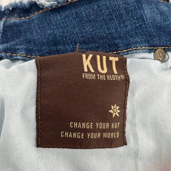 Kut from the Kloth Womens Plus Size 20W Jeans High Rise Skinny  Raw Hem  Waist - Picture 14 of 16